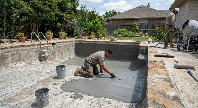 Concrete Pool Deck Repair in Corpus Christi, TX