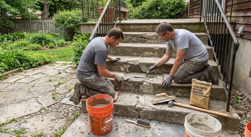 Patio Concrete Repair in Des Moines, IA