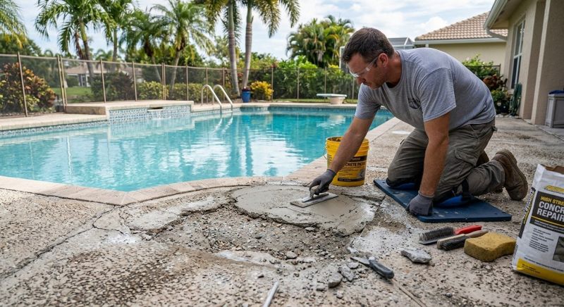 Pool Patio Maintenance in Des Moines, IA
